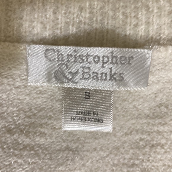 Christopher & Banks zip up sweater size S - Picture 7 of 9
